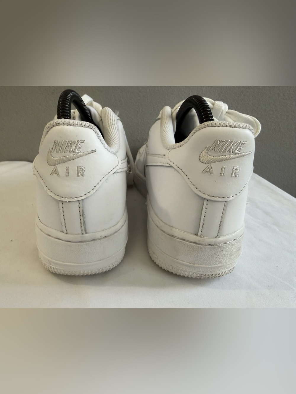 Nike Air Force 1 Low Top s7Y Unisex 8.5W/7M White Lace Up Sneakers - Picture 5 of 12